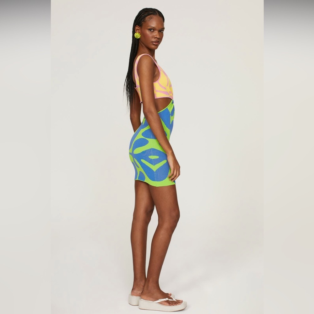 Solid & Striped The Bailey Cut Outs Mini Dress Ne… - image 2